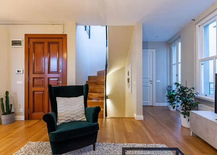 Stylish Duplex With Bosphorus View - Ac Elevator Istanbul