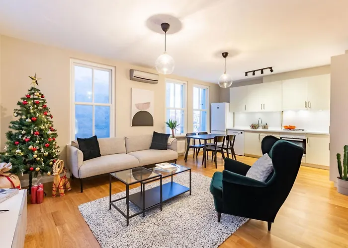 Stylish Duplex With Bosphorus View - Ac Elevator Apartment Istanbul